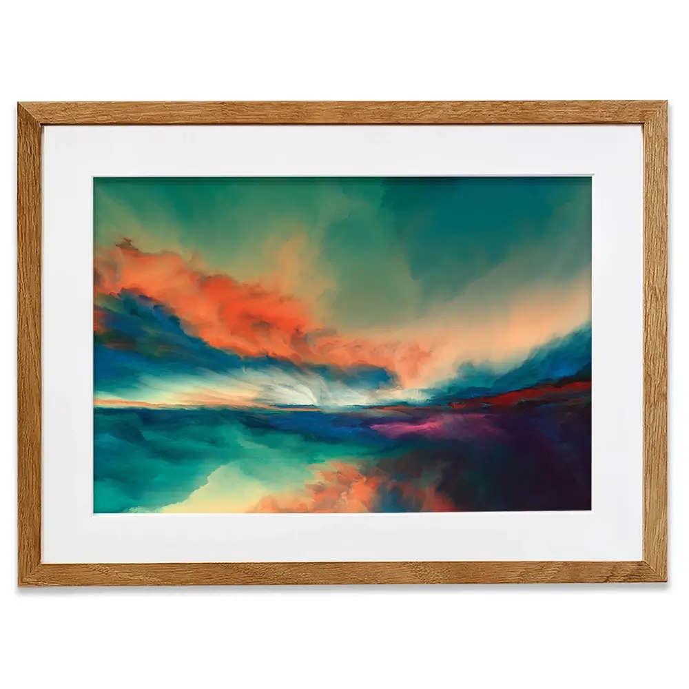 Abstract Sunset Framed Art Print Abstract Sunset Framed Art Print wall art product agsandrew / Shutterstock