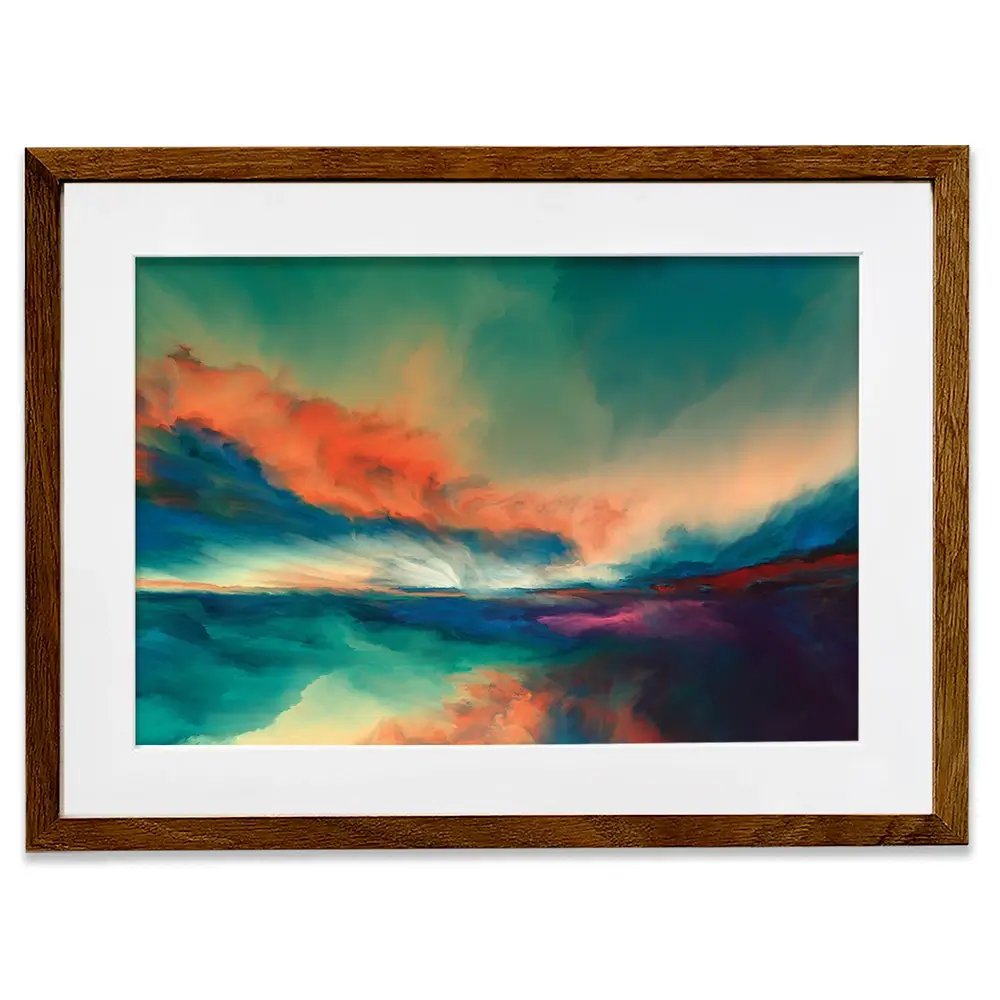 Abstract Sunset Framed Art Print Abstract Sunset Framed Art Print wall art product agsandrew / Shutterstock