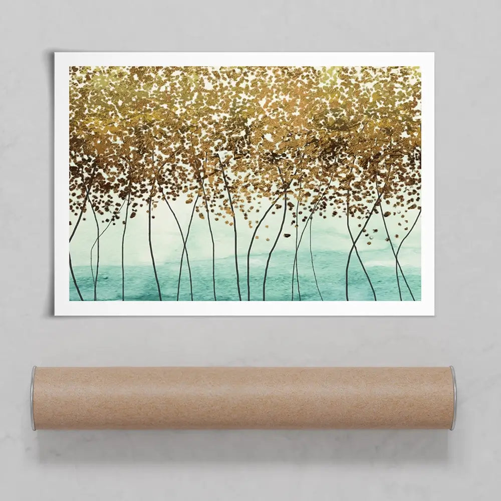 Abstract Trees Art Print Abstract Trees Art Print wall art product Muzi pear studio / Shutterstock