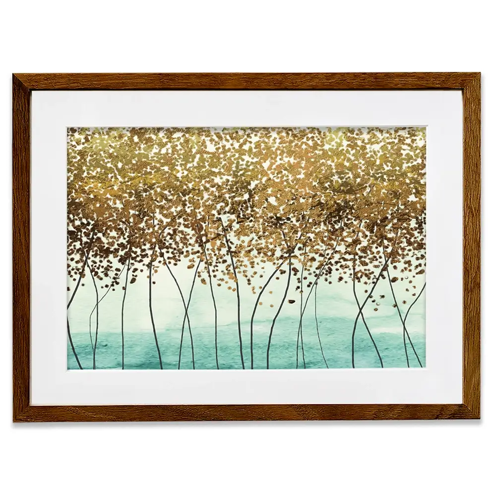 Abstract Trees Framed Art Print Abstract Trees Framed Art Print wall art product Muzi pear studio / Shutterstock