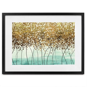 Abstract Trees Framed Art Print Abstract Trees Framed Art Print wall art product Muzi pear studio / Shutterstock