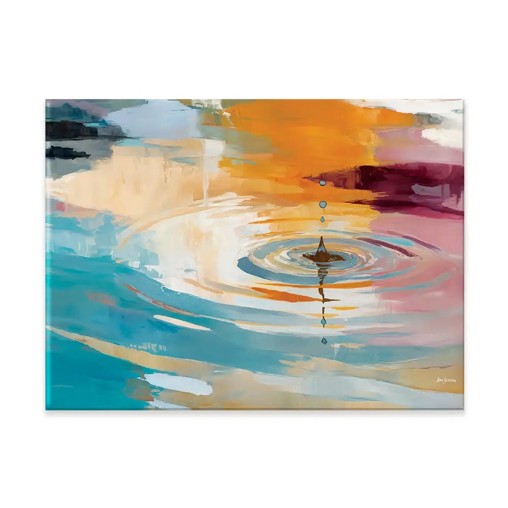 Abstract Water Ripple Canvas Print Abstract Water Ripple Canvas Print wall art product Leon Devenice