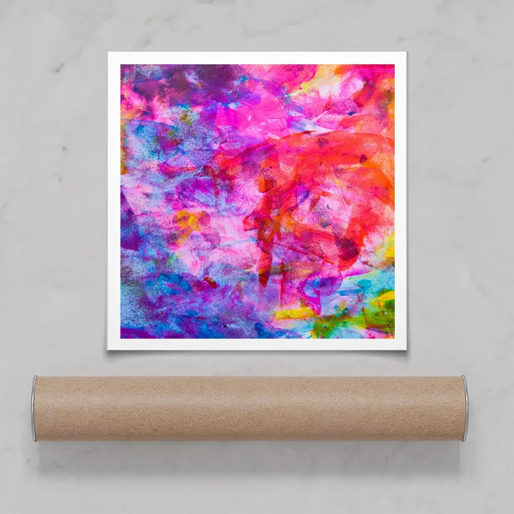 Abstract Watercolour Square Art Print Abstract Watercolour Square Art Print wall art product Art Print Shop