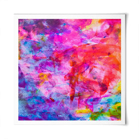 Abstract Watercolour Square Art Print Abstract Watercolour Square Art Print wall art product Art Print Shop