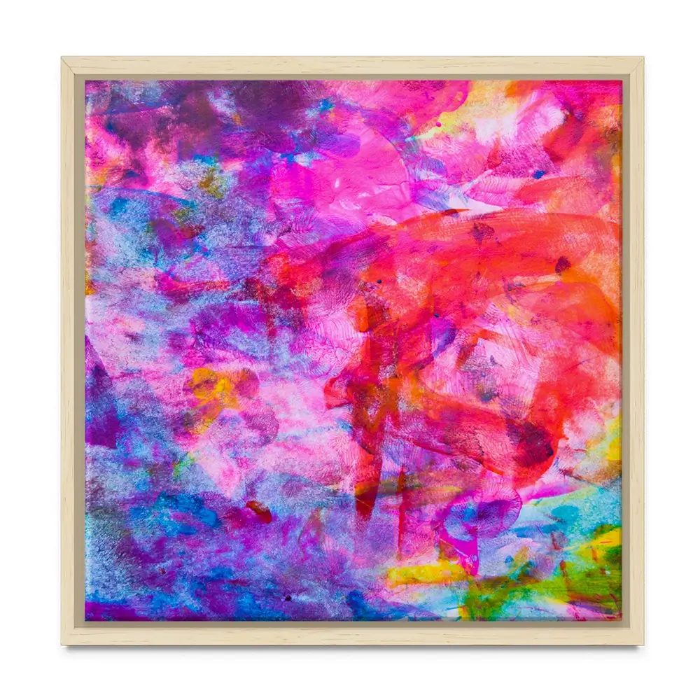 Abstract Watercolour Square Canvas Print Abstract Watercolour Square Canvas Print wall art product Art Print Shop