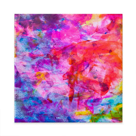 Abstract Watercolour Square Canvas Print Abstract Watercolour Square Canvas Print wall art product Art Print Shop