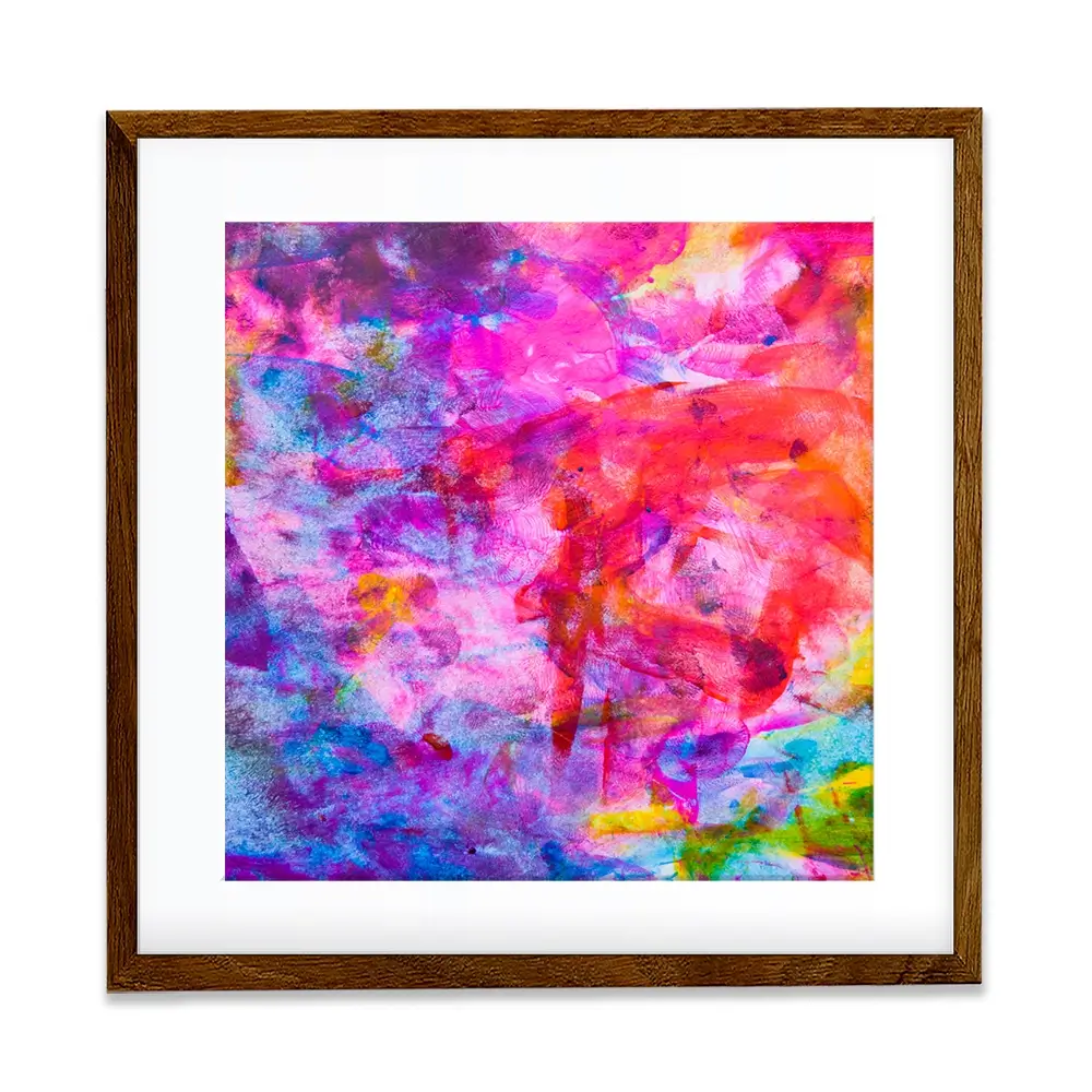 Abstract Watercolour Square Framed Art Print Abstract Watercolour Square Framed Art Print wall art product Art Print Shop