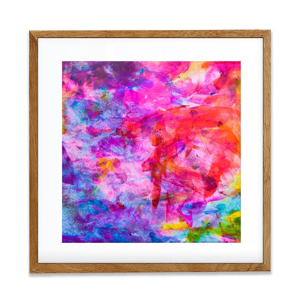 Abstract Watercolour Square Framed Art Print Abstract Watercolour Square Framed Art Print wall art product Art Print Shop