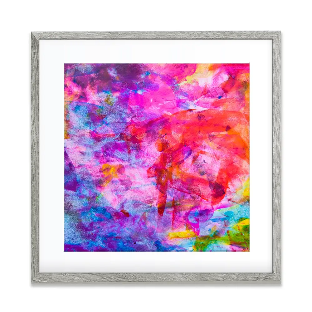 Abstract Watercolour Square Framed Art Print Abstract Watercolour Square Framed Art Print wall art product Art Print Shop