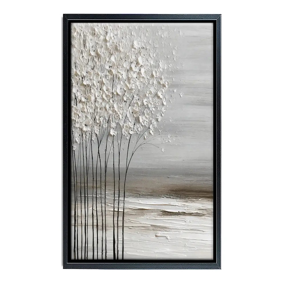 Abstract White Trees Canvas Print Abstract White Trees Canvas Print wall art product LSR Design Studio - Independent