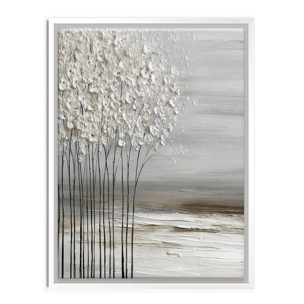 Abstract White Trees Canvas Print Abstract White Trees Canvas Print wall art product LSR Design Studio - Independent