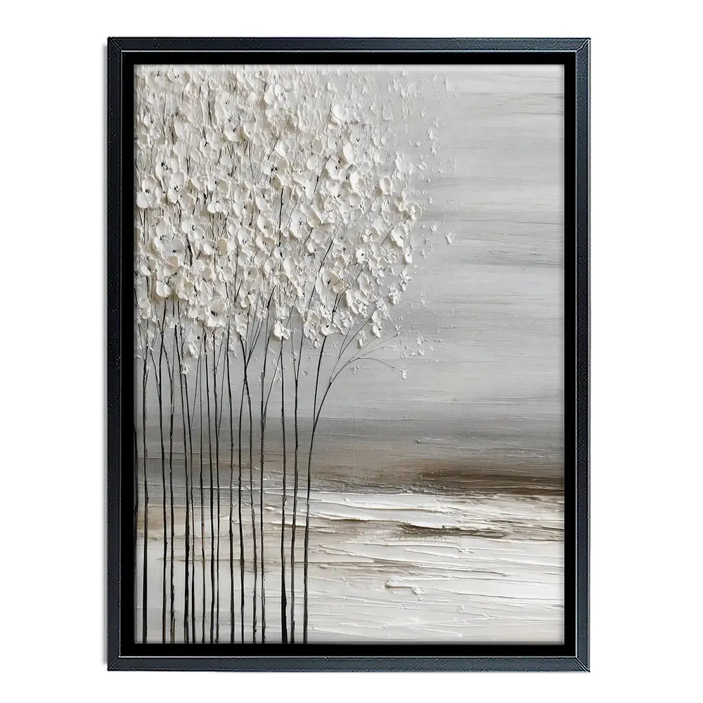 Abstract White Trees Canvas Print Abstract White Trees Canvas Print wall art product LSR Design Studio - Independent