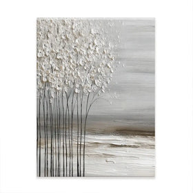 Abstract White Trees Canvas Print Abstract White Trees Canvas Print wall art product LSR Design Studio - Independent
