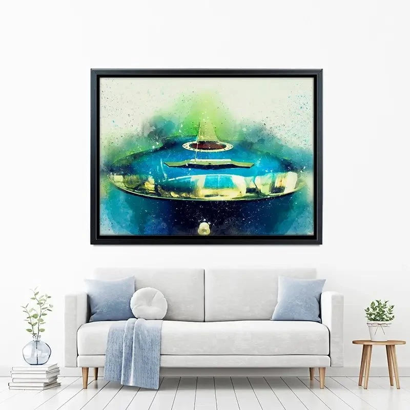 Acoustic Guitar Canvas Print Acoustic Guitar Canvas Print wall art product PLotulitStocker / Shutterstock