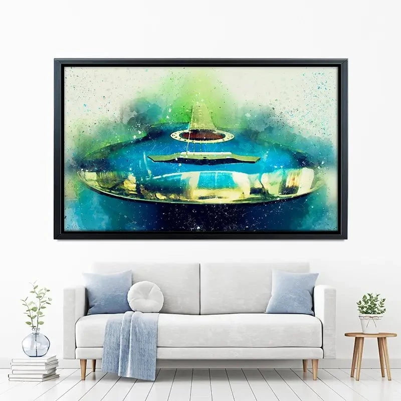 Acoustic Guitar Canvas Print Acoustic Guitar Canvas Print wall art product PLotulitStocker / Shutterstock
