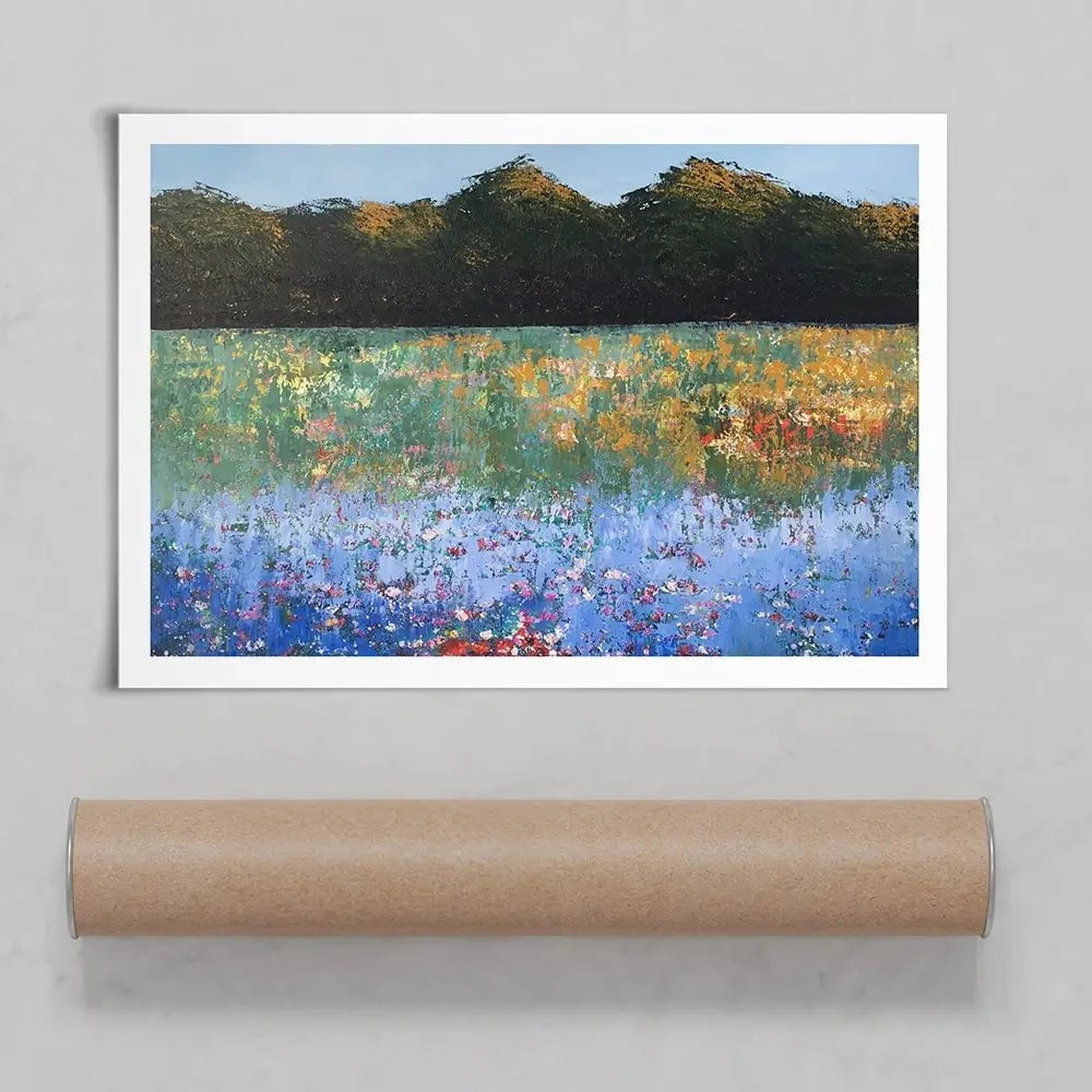 Across The Lake Art Print Across The Lake Art Print wall art product Laure Bury