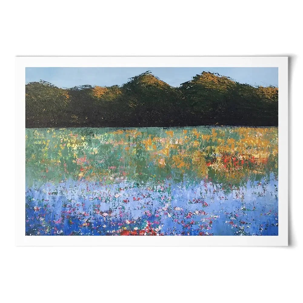 Across The Lake Art Print Across The Lake Art Print wall art product Laure Bury