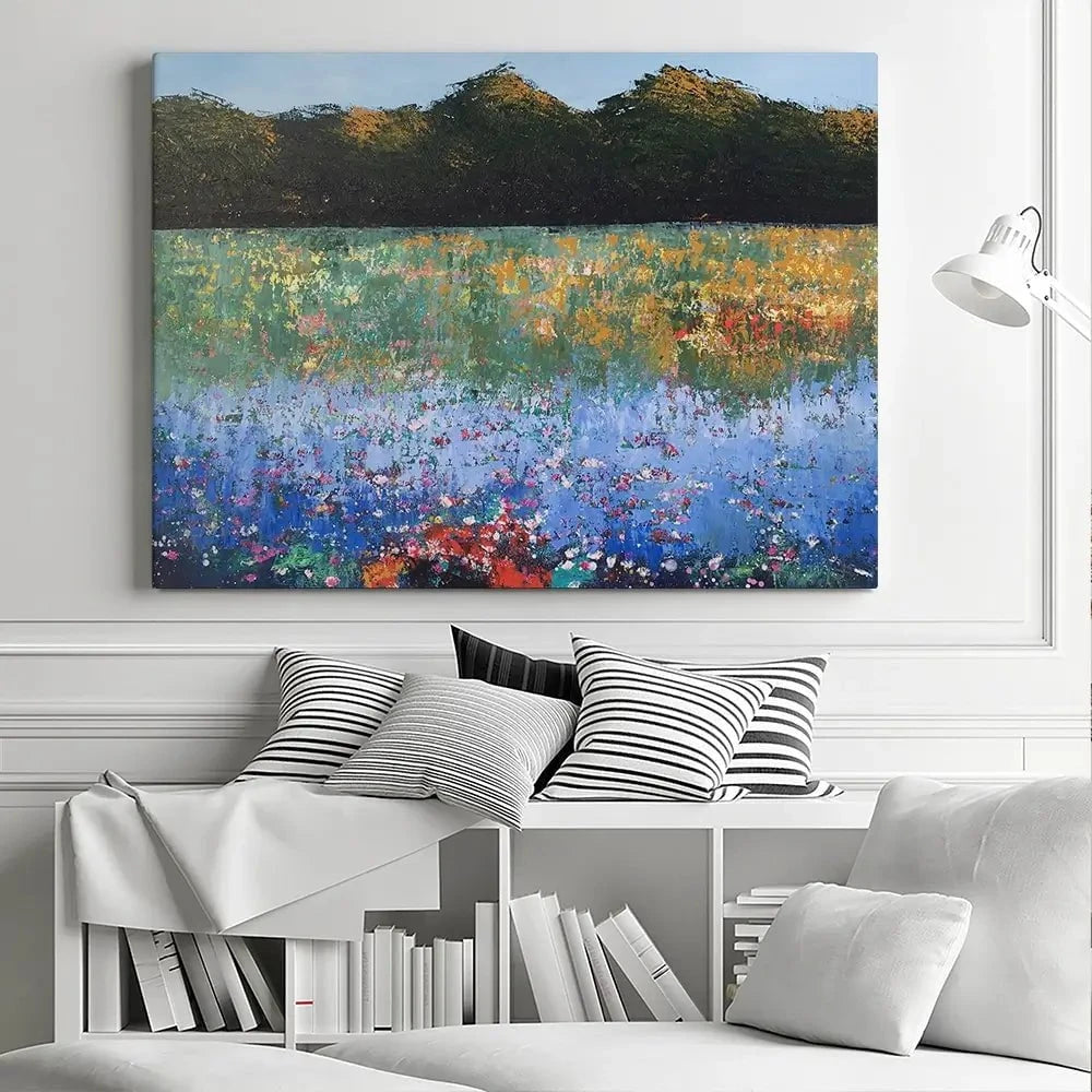 Across The Lake Canvas Print Across The Lake Canvas Print wall art product Laure Bury