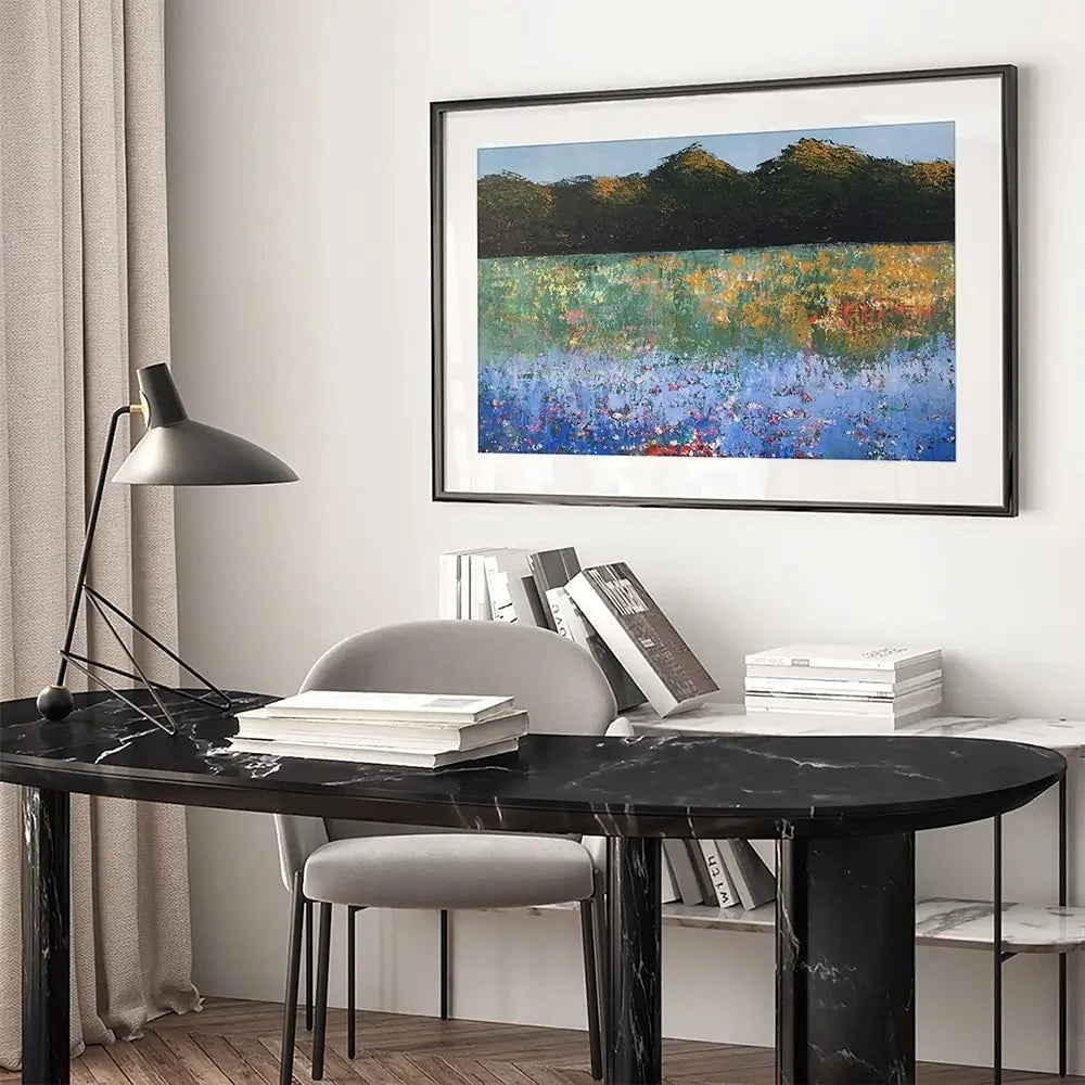 Across The Lake Framed Art Print Across The Lake Framed Art Print wall art product Laure Bury