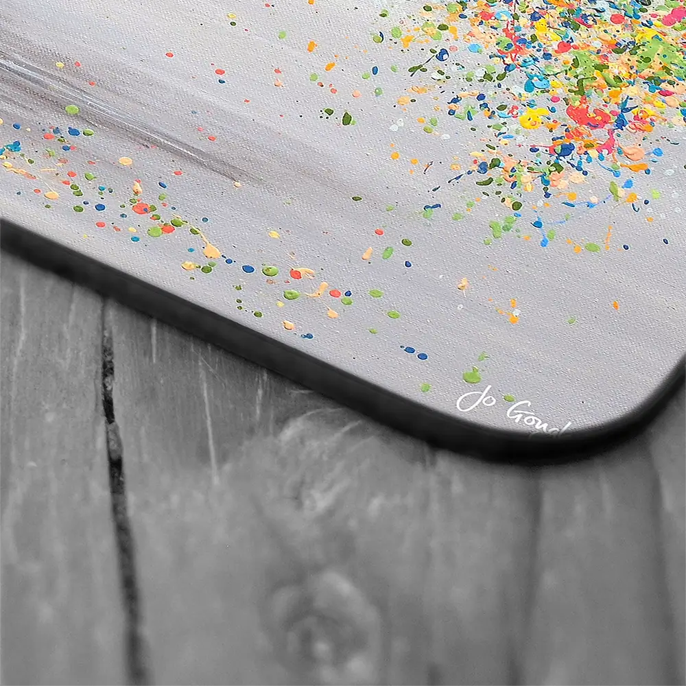 Adoring Love Coaster Set Rainbow Soul Tree Coaster Set | Rainbow Soul Tree Art Coasters wall art product Jo Gough