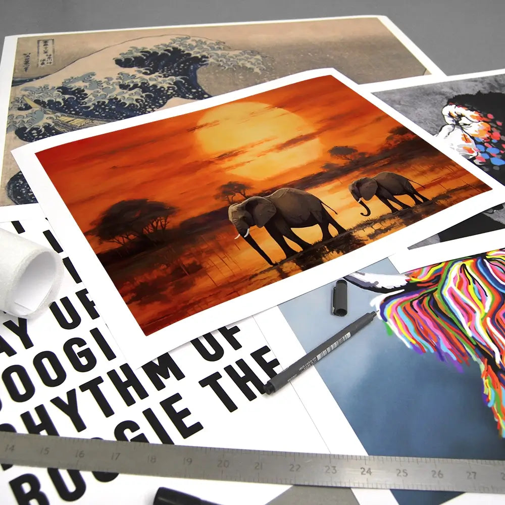 African Sunset Art Print African Sunset Art Print wall art product Franklyn Gregory - Independent