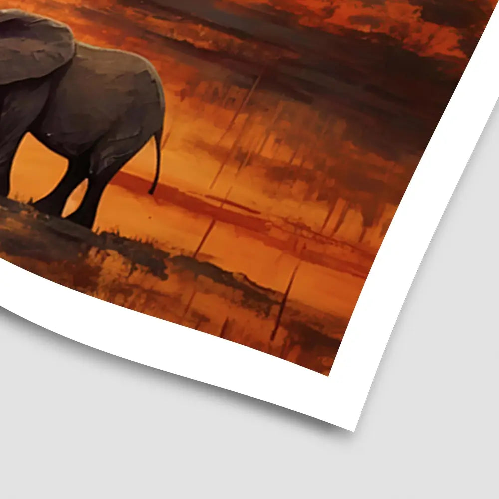 African Sunset Art Print African Sunset Art Print wall art product Franklyn Gregory - Independent