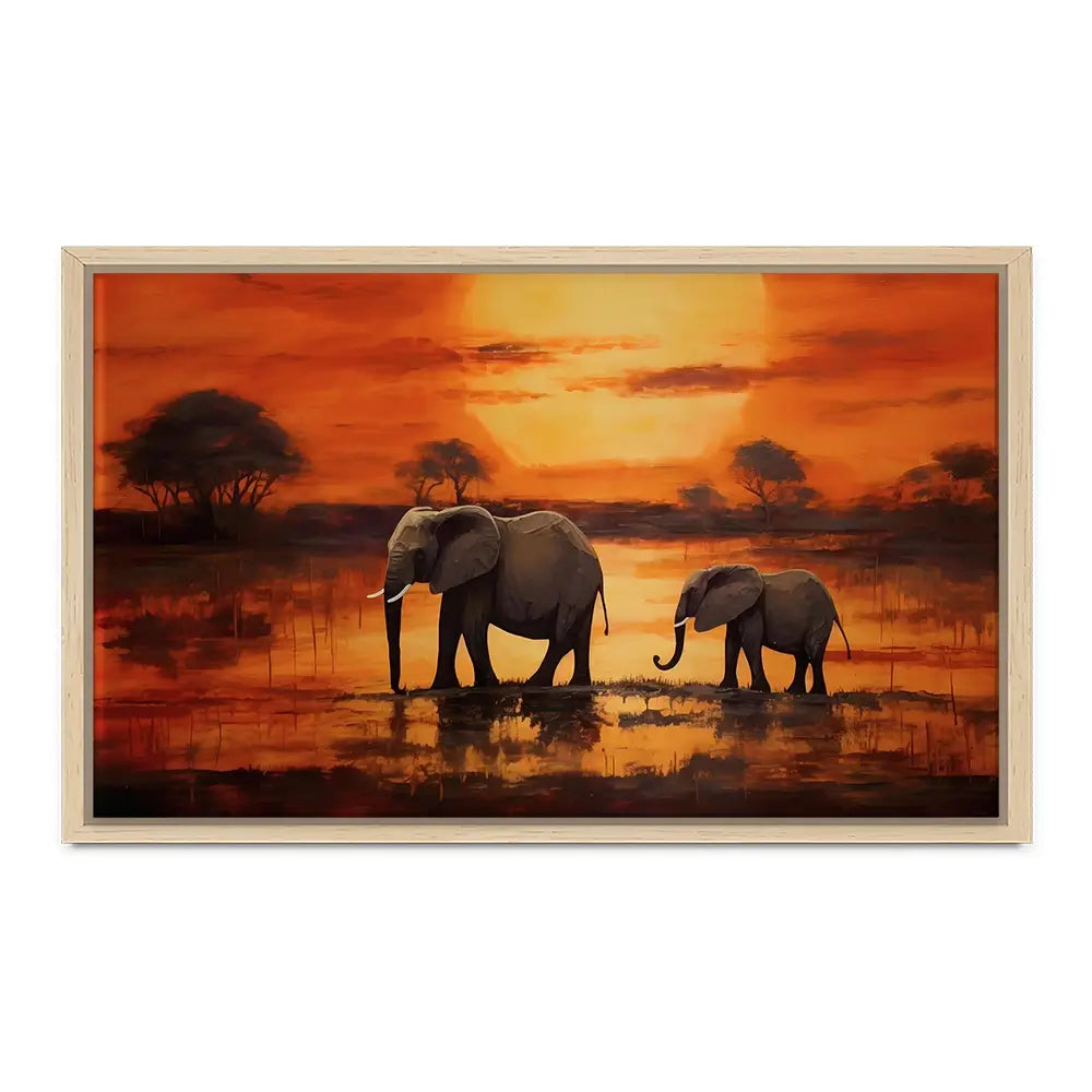 African Sunset Canvas Print African Sunset Canvas Print wall art product Franklyn Gregory - Independent