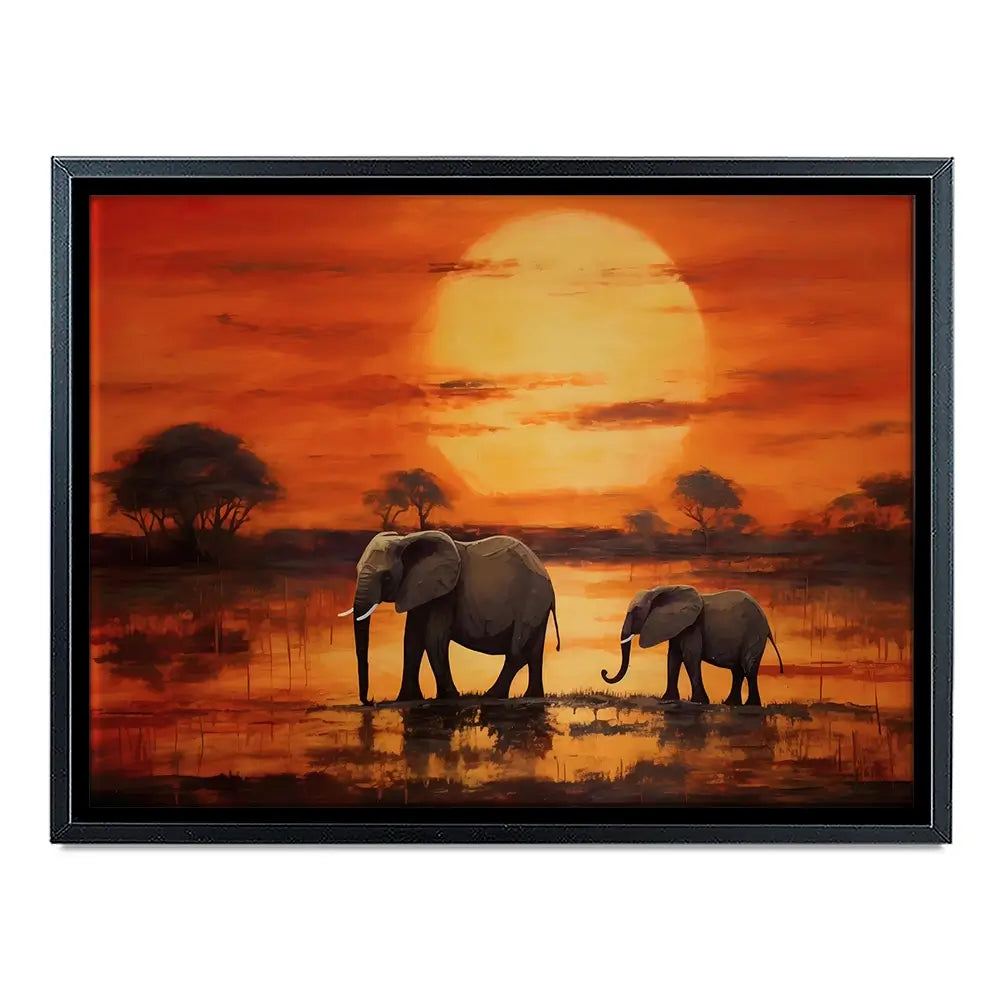 African Sunset Canvas Print African Sunset Canvas Print wall art product Franklyn Gregory - Independent