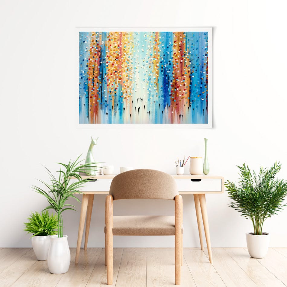 Afternoon City Art Print wall art product Ekaterina Ermilkina / Independent