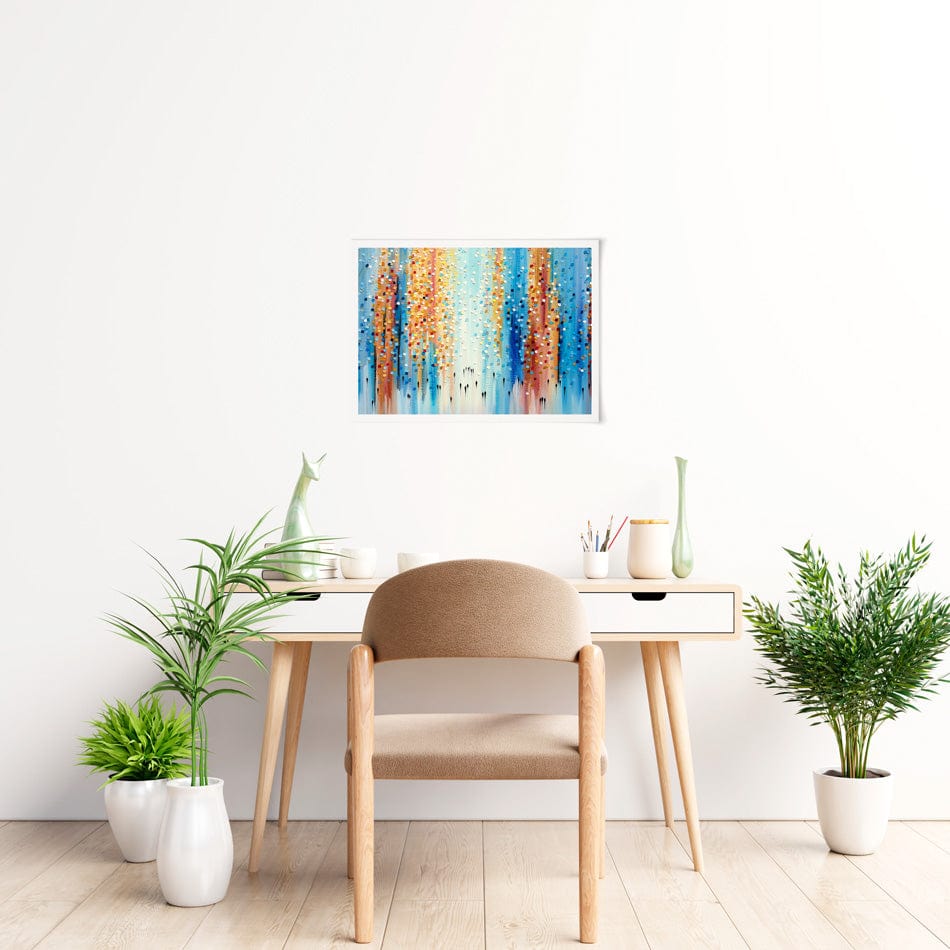 Afternoon City Art Print wall art product Ekaterina Ermilkina / Independent