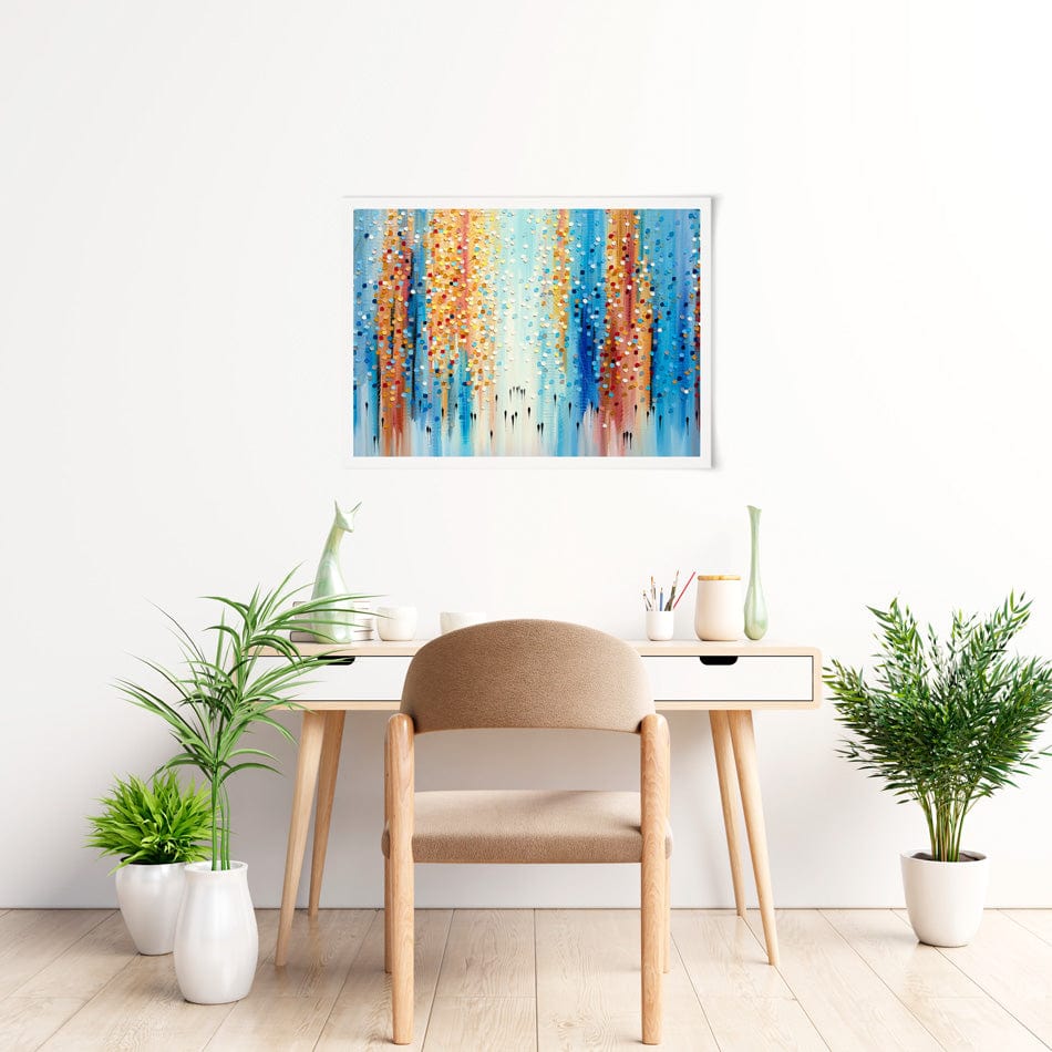 Afternoon City Art Print wall art product Ekaterina Ermilkina / Independent
