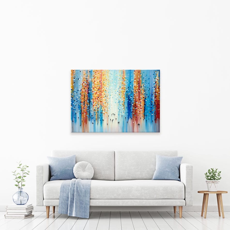 Afternoon City Canvas Print wall art product Ekaterina Ermilkina / Independent