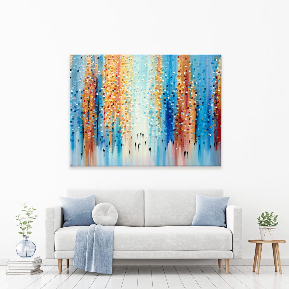 Afternoon City Canvas Print wall art product Ekaterina Ermilkina / Independent