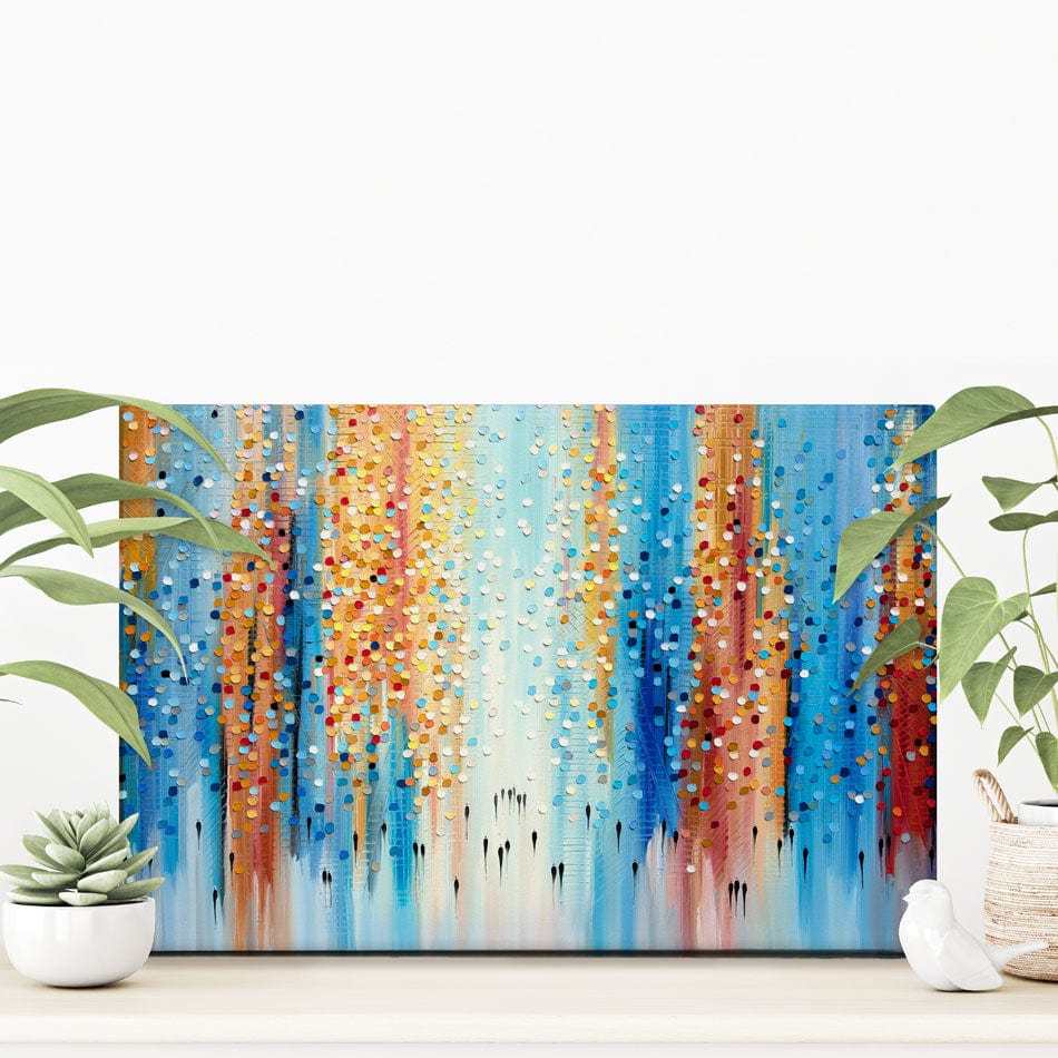 Afternoon City Canvas Print wall art product Ekaterina Ermilkina / Independent