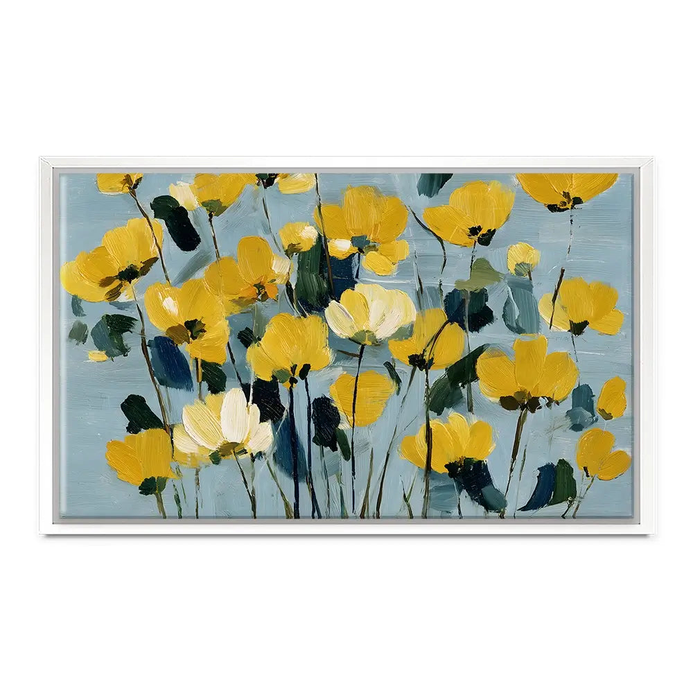 Against The Blue Canvas Print Against The Blue Canvas Print wall art product IAmHomeStudio