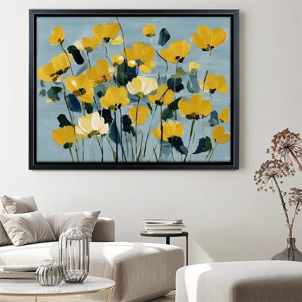 Against The Blue Canvas Print Against The Blue Canvas Print wall art product IAmHomeStudio