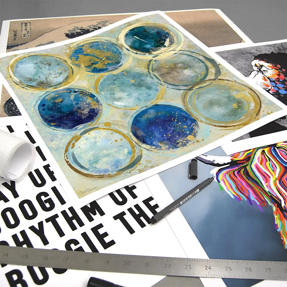 Alignment Square Art Print Alignment Square Art Print wall art product Carol Robinson