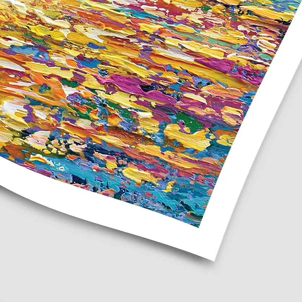 All Encompassing Sunset Square Art Print All Encompassing Sunset Square Art Print wall art product Olga Tkachyk