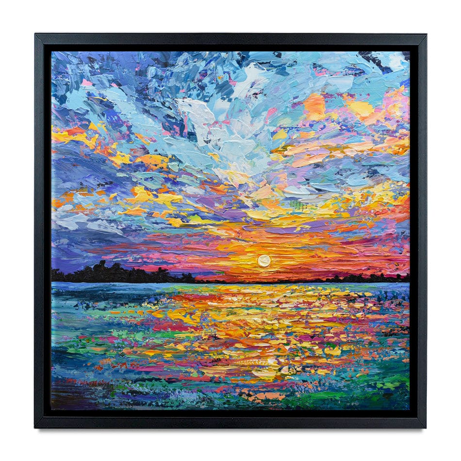 All Encompassing Sunset Square Canvas Print wall art product Olga Tkachyk