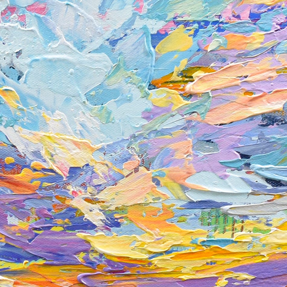 All Encompassing Sunset Square Canvas Print wall art product Olga Tkachyk