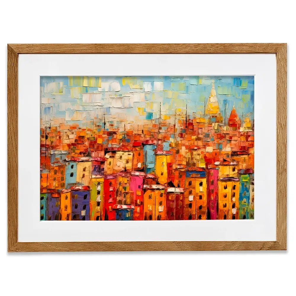 All The Houses Framed Art Print All The Houses Framed Art Print wall art product Art Print Shop