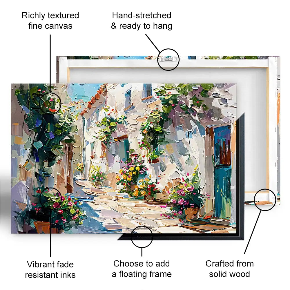 Alleyway Canvas Print Alleyway Canvas Print wall art product Elena Avanesova