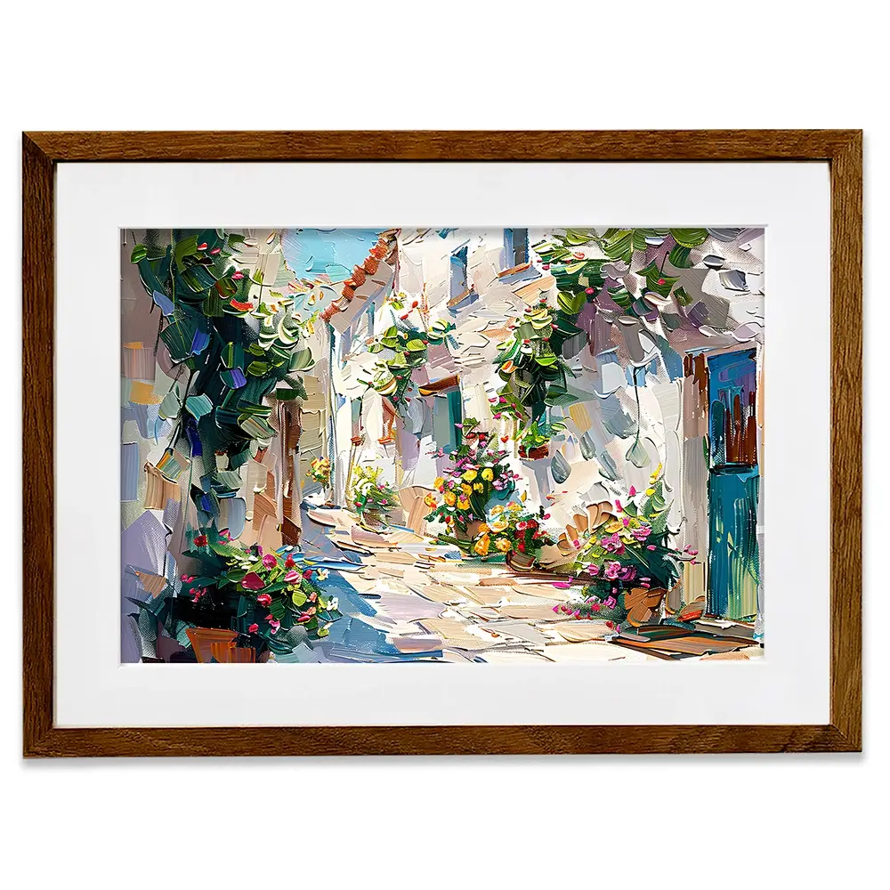 Alleyway Framed Art Print Alleyway Framed Art Print wall art product Elena Avanesova
