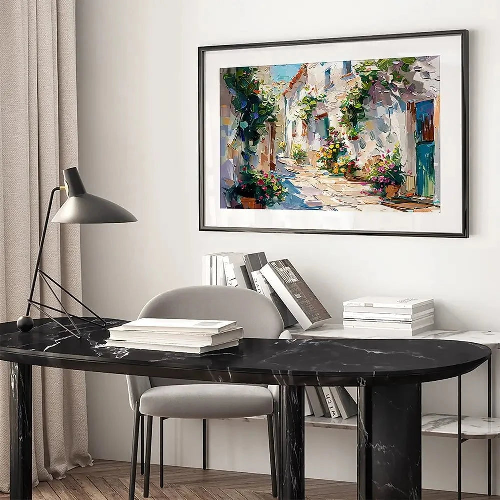 Alleyway Framed Art Print Alleyway Framed Art Print wall art product Elena Avanesova