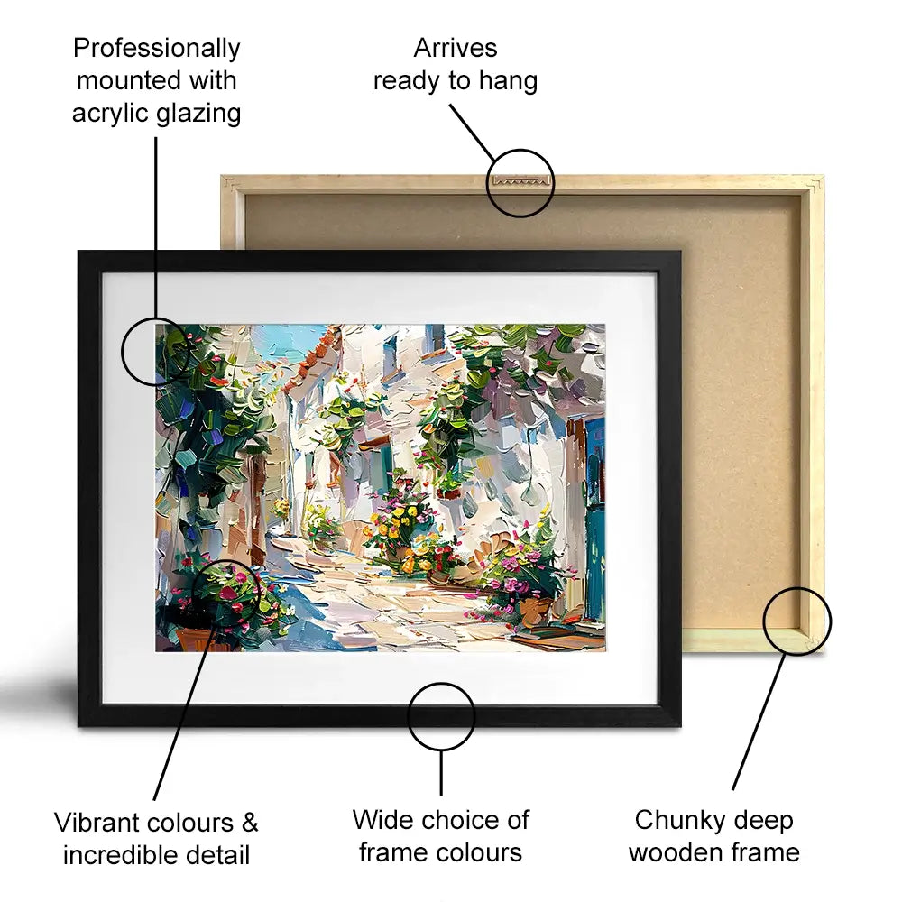Alleyway Framed Art Print Alleyway Framed Art Print wall art product Elena Avanesova