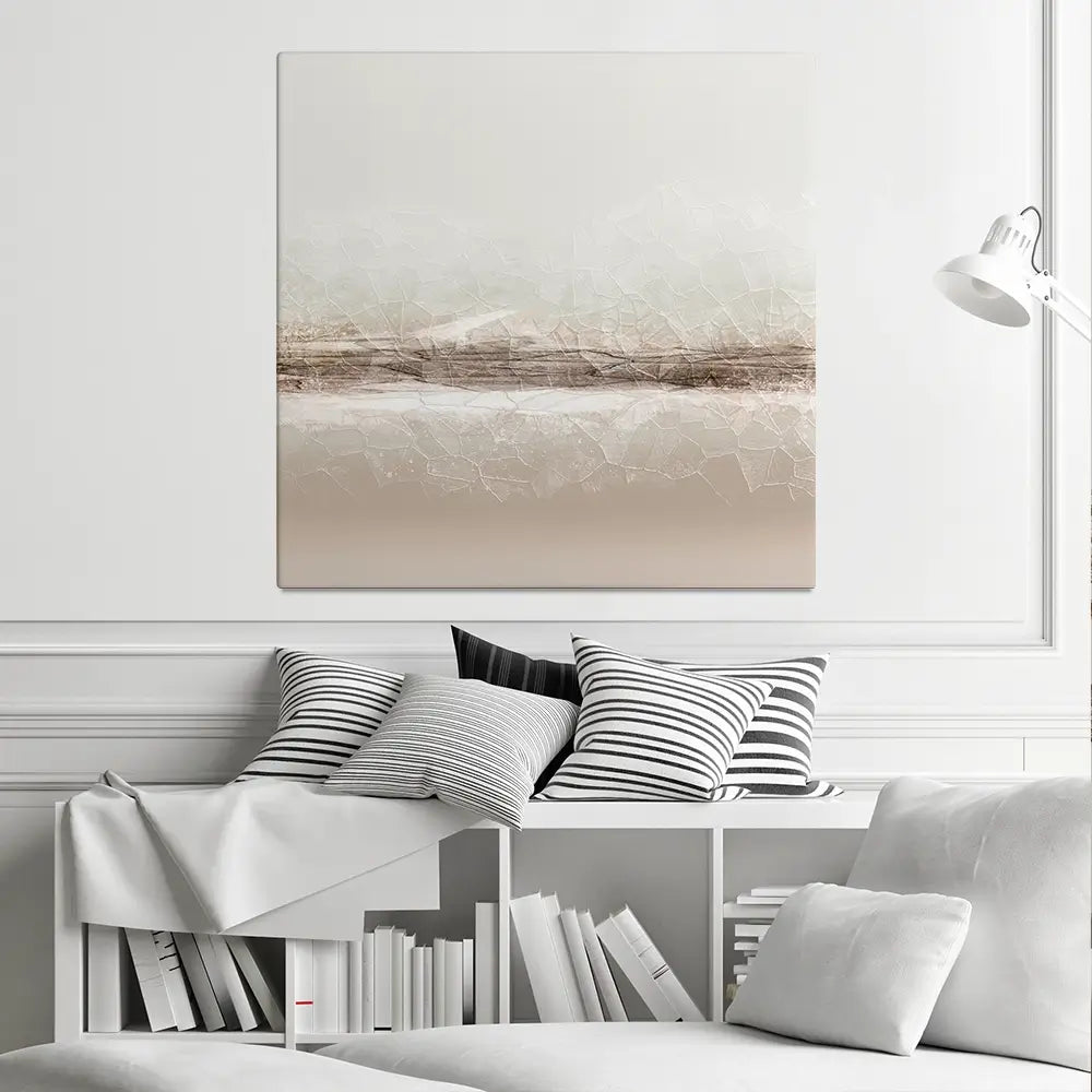 Almond Abstract Square Canvas Print Almond Abstract Square Canvas Print wall art product Aimee Linzi