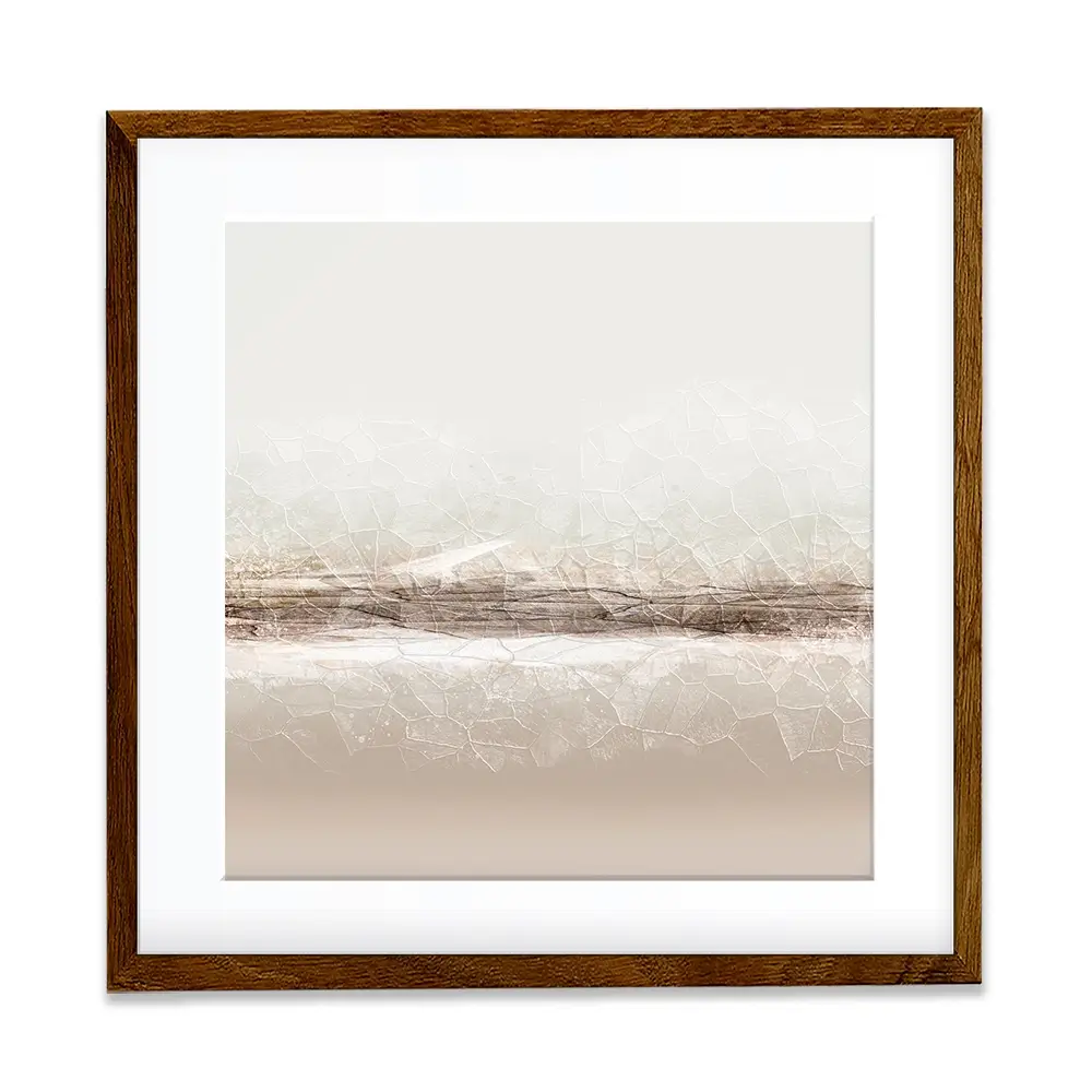 Almond Abstract Square Framed Art Print Almond Abstract Square Framed Art Print wall art product Aimee Linzi