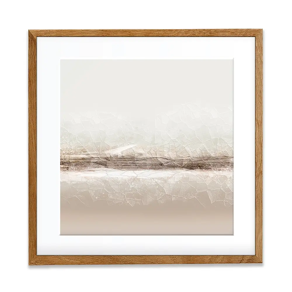 Almond Abstract Square Framed Art Print Almond Abstract Square Framed Art Print wall art product Aimee Linzi