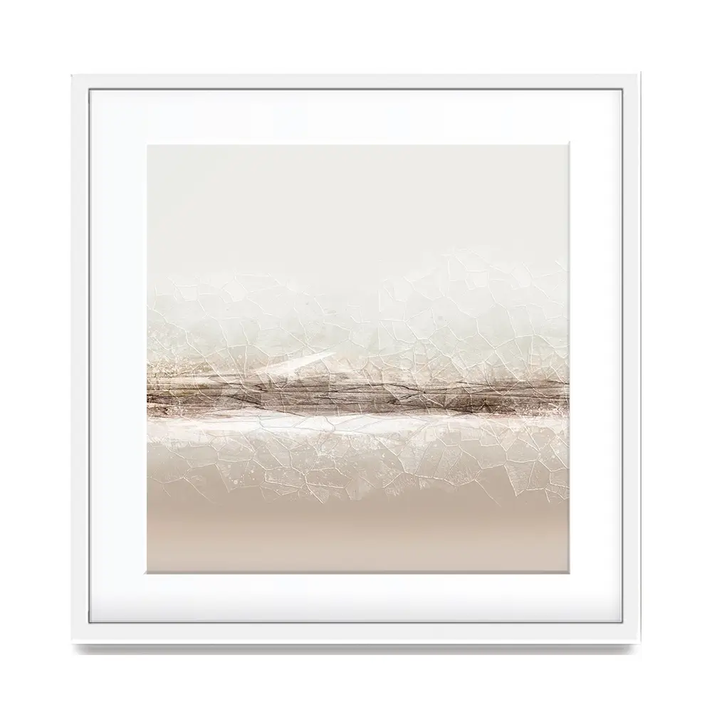 Almond Abstract Square Framed Art Print Almond Abstract Square Framed Art Print wall art product Aimee Linzi