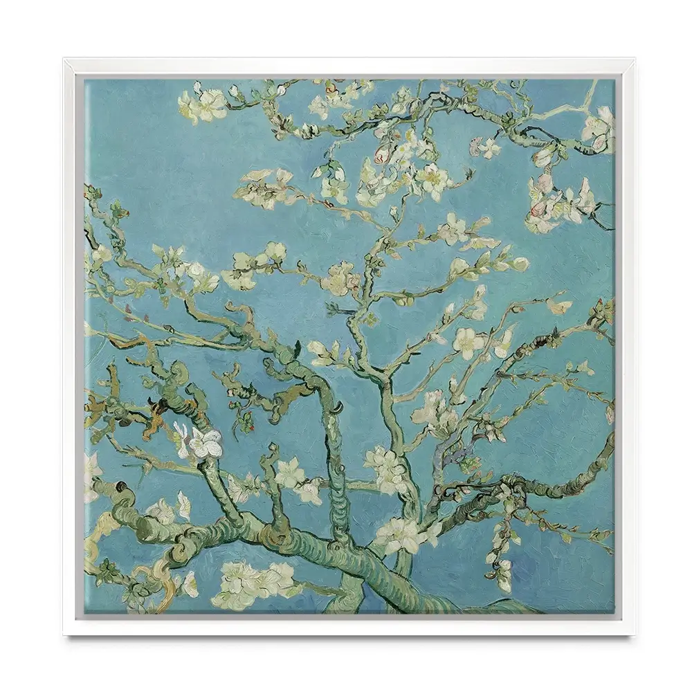 Almond Blossoms Square Canvas Print Almond Blossoms Square Canvas Print wall art product Vincent Van Gogh
